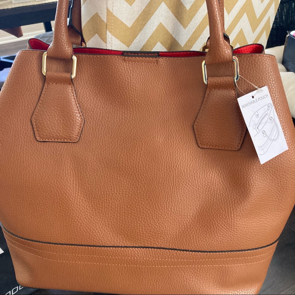 Butternut large handbag with removable pouch